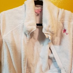Lily Pulitzer Zip up fleece jacket